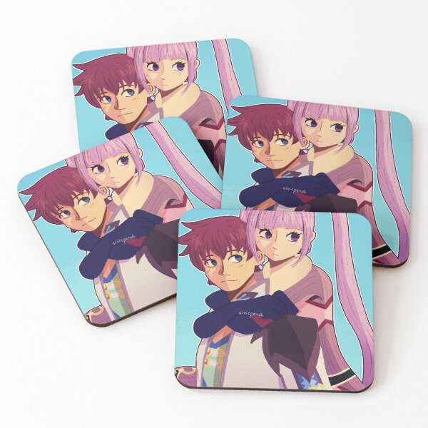 Item preview, Asbel and Sophie designed and sold by civicpeach.