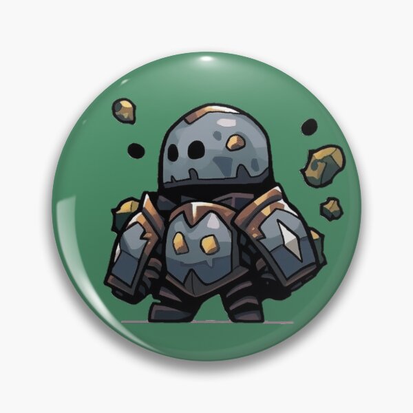 Aperçu de l'œuvre Stone Golem With Metal Trim and Gold Rivets créée et vendue par SnackyChunk.
