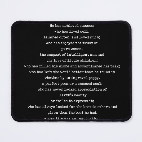 Item preview, Success - Bessie Anderson Stanley Poem - Literature - Typewriter Print 1 - Black designed and sold by Studio Grafiikka.