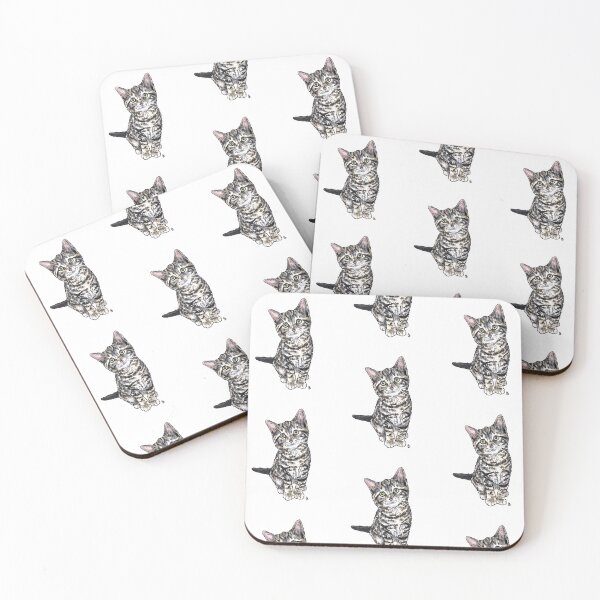 Item preview, Tabby Kitten Illustration designed and sold by rita-andi.