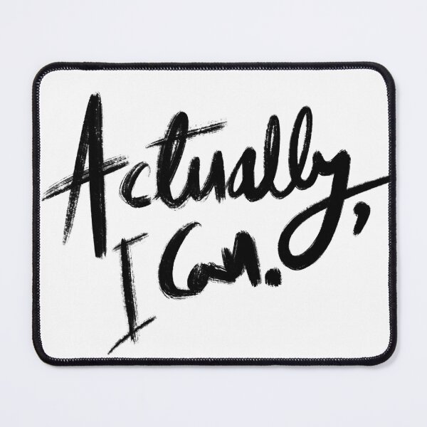 Item preview, Actually I Can Hand-Drawn Motivational Quote Design designed and sold by Muhammad Toqeer.