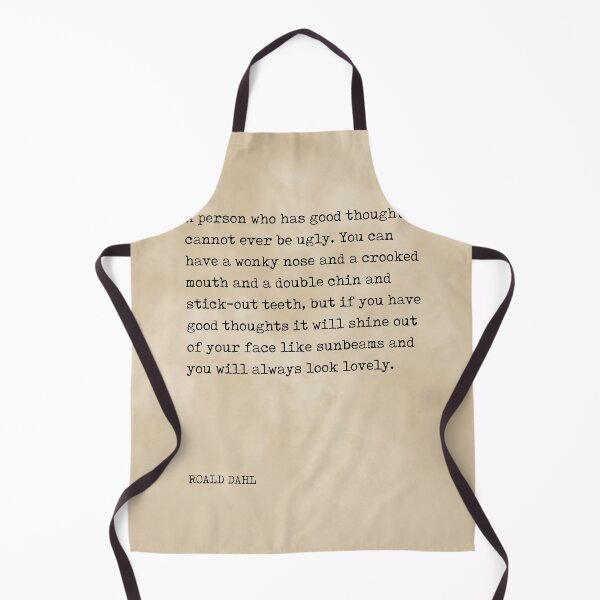 Item preview, A person who has good thoughts - Roald Dahl Quote - Literature - Typewriter Print - Vintage designed and sold by Studio Grafiikka.