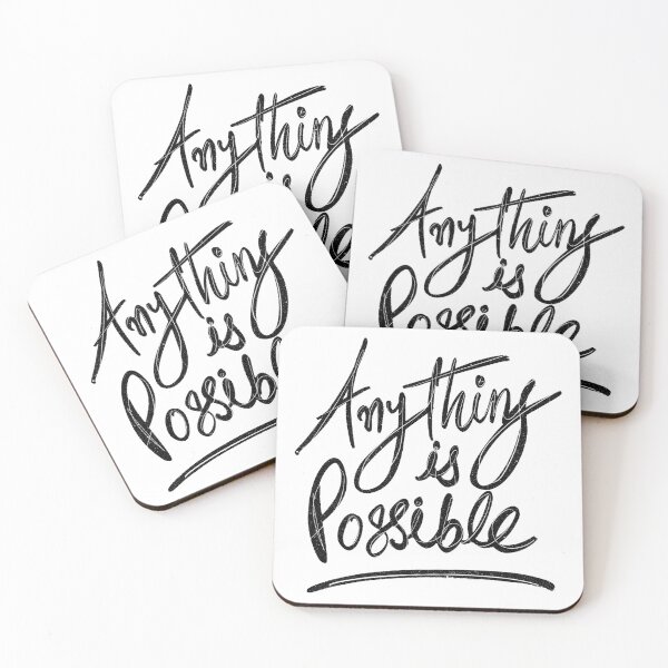 Item preview, "Anything is Possible" Hand-Drawn Motivational Quote Design designed and sold by Muhammad  Toqeer.