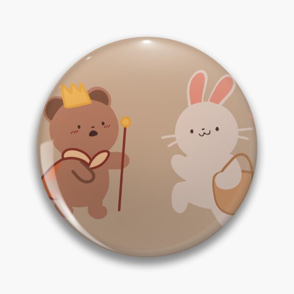 Item preview, King Bear and Happy Bunny designed and sold by Janaogle.