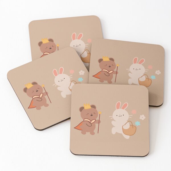 Item preview, King Bear and Happy Bunny designed and sold by Janaogle.