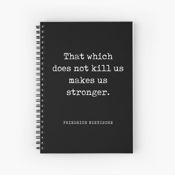 Item preview, That which does not kill us - Friedrich Nietzsche Quote - Literature - Typewriter Print - Black designed and sold by Studio Grafiikka.
