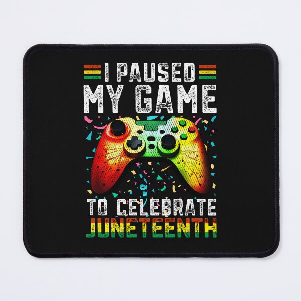 Item preview, I Paused My Game To Celebrate Juneteenth Funny Black Gamers Dashiki Flag designed and sold by alenaz.