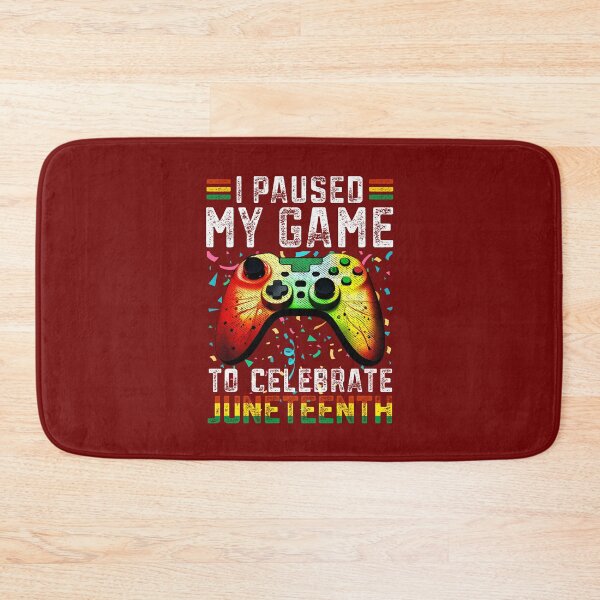 Item preview, I Paused My Game To Celebrate Juneteenth Funny Black Gamers Dashiki Flag  designed and sold by alenaz.