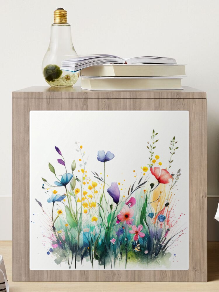 Sticker Sheet – Wildflowers, Watercolor Flower
