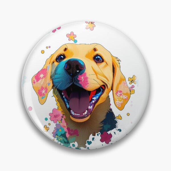 Item preview, Blissful Tails: Embracing Joy with a Happy Labrador designed and sold by meesin-shop.