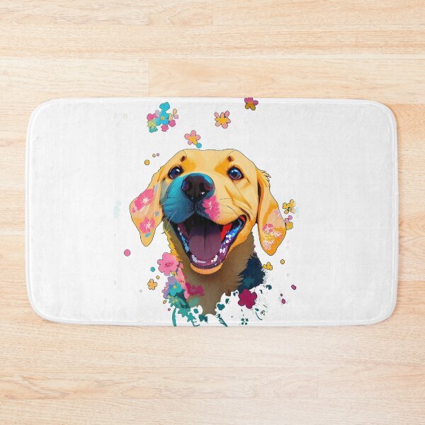 Item preview, Blissful Tails: Embracing Joy with a Happy Labrador designed and sold by meesin-shop.