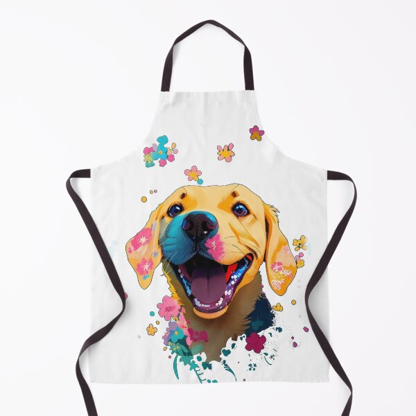 Item preview, Blissful Tails: Embracing Joy with a Happy Labrador designed and sold by meesin-shop.