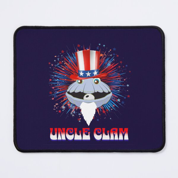 Item preview, Uncle Clam Funny 4th of July Fireworks Uncle Sam Parody designed and sold by BeansHotTees.