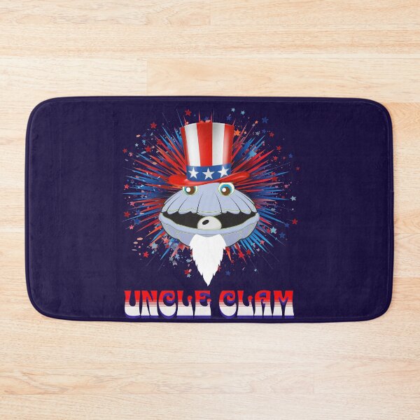 Item preview, Uncle Clam Funny 4th of July Fireworks Uncle Sam Parody designed and sold by BeansHotTees.