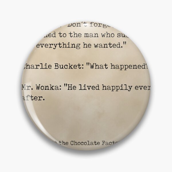 Item preview, Charlie and the Chocolate Factory - Roald Dahl Quote - Literature - Typewriter Print - Vintage designed and sold by Studio Grafiikka.