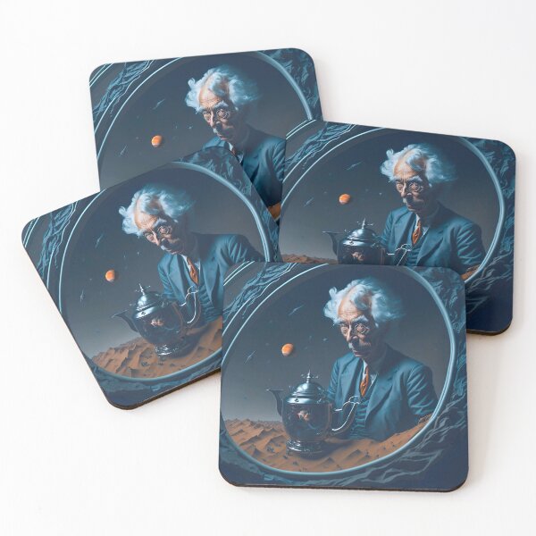 Item preview, Bertrand Russell and his Cosmic Teapot designed and sold by PixelCratey.