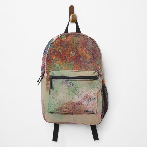 Item preview, Industrial Abstract in Muted Green, Rust, and Orange designed and sold by LiszaB.
