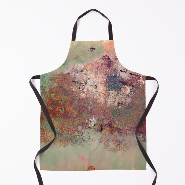 Item preview, Industrial Abstract in Muted Green, Rust, and Orange designed and sold by LiszaB.