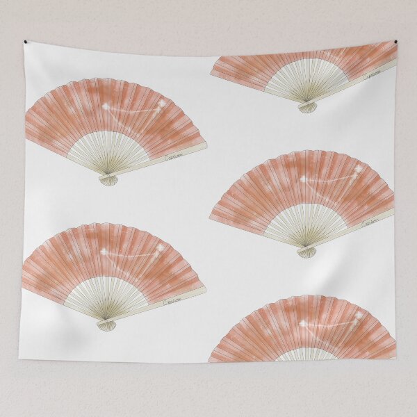 Item preview, Watercolour Capricorn Fan designed and sold by mintamoon.