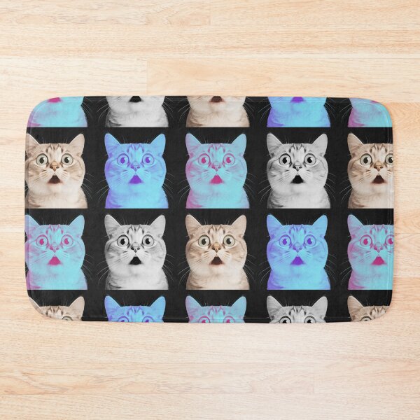 Item preview, Adorable Surprised Cats, Feline Fun, Colorful, Playful and Adorable Cat Illustration designed and sold by iCherryRed.