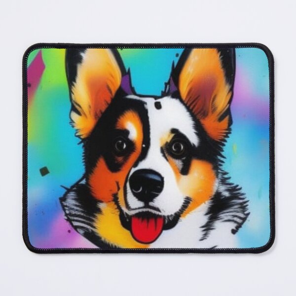 Item preview, Corgi mixed color bright background  designed and sold by Petsarelove.