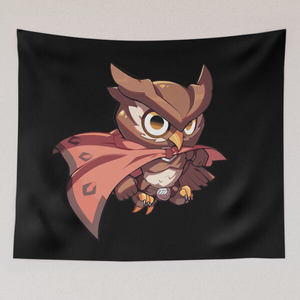 Item preview, Kawaii superhero owl designed and sold by FurFashion.