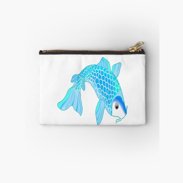 Item preview, blue carp curled up to perform designed and sold by ThielSmi13.
