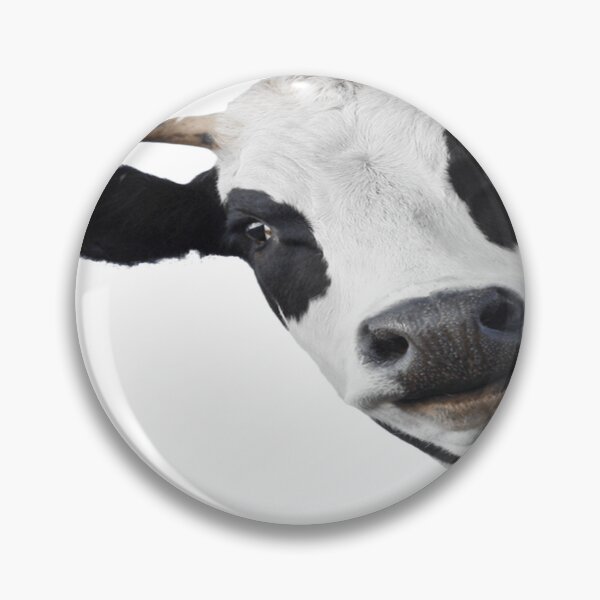 Item preview, funny surprised dairy cow face designed and sold by ThielSmi13.