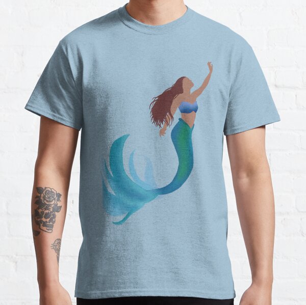 boys little mermaid shirt