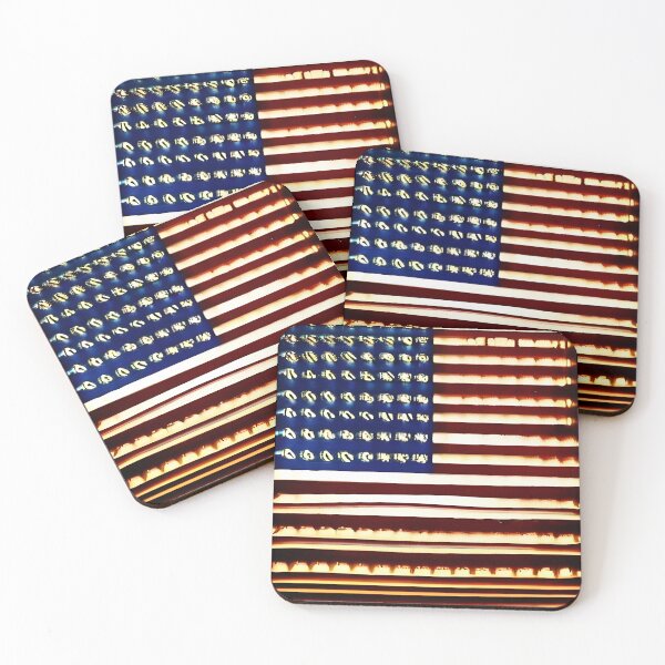 Item preview, The abstract interpretation of the american flag designed and sold by Zolongano.