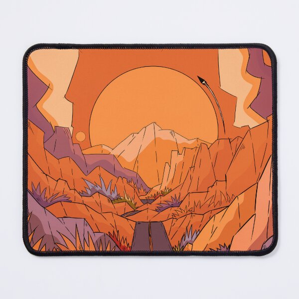 Item preview, Desert mountain road designed and sold by Swadeillustrations.