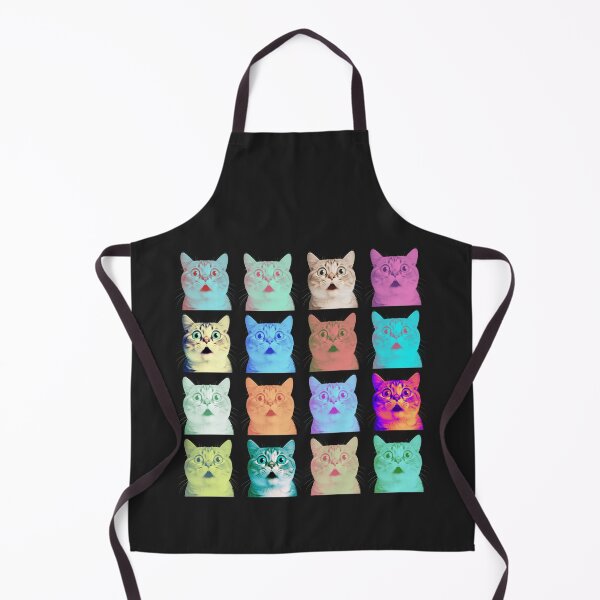 Item preview, Adorable Surprised Cats, Feline Fun, Colorful, Playful and Adorable Cat Illustration designed and sold by iCherryRed.