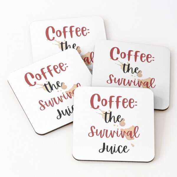 Item preview, Coffee: The Survival Juice Design designed and sold by JAMTEESHOP.