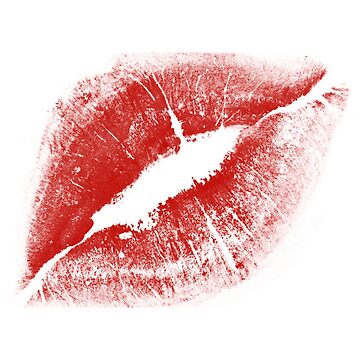 kiss mark with lipstick | Magnet