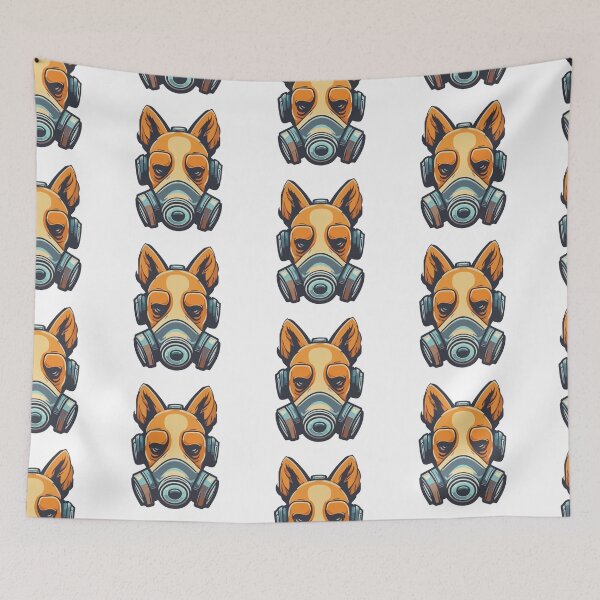 Item preview, Dog Gas mask Futuristic designed and sold by spyduckz.
