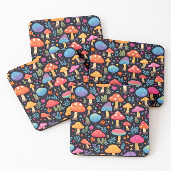 Item preview, Vibrant Mushies designed and sold by MissKosmic's Shop.