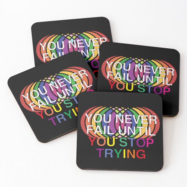 Item preview, You Never Fail Until You Stop Trying designed and sold by EunsooLee.