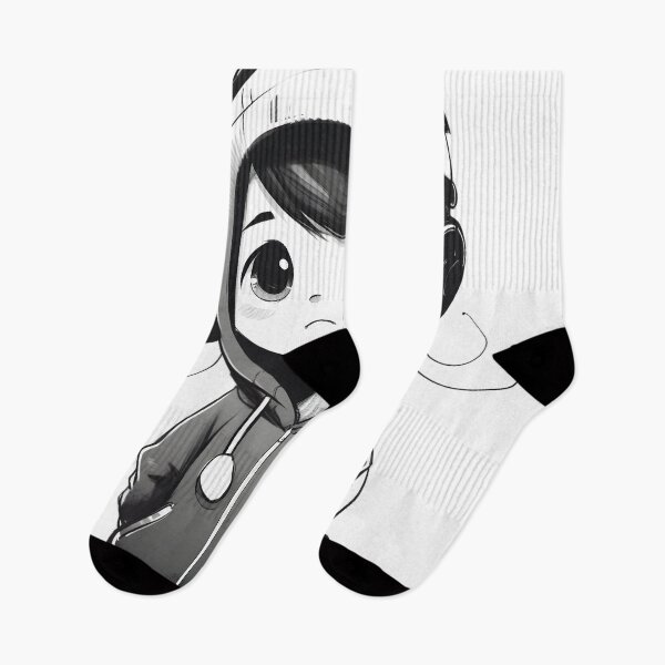 Item preview, Melancholic Kid Listening To Music designed and sold by StickeryPickery.
