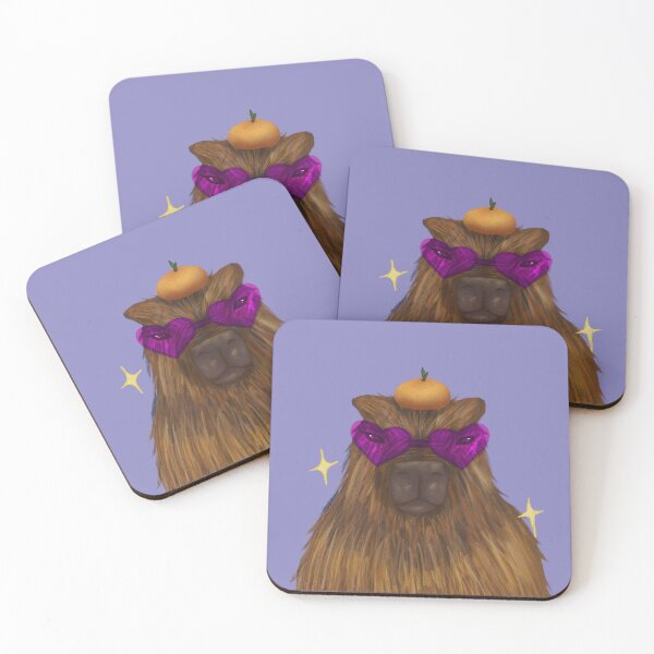 Item preview, cute capybara design designed and sold by jojonow-hr.