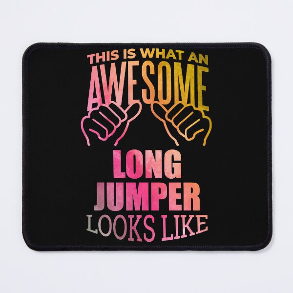 Item preview, Awesome Long Jump Gift Design in Watercolor designed and sold by zahokamwae.