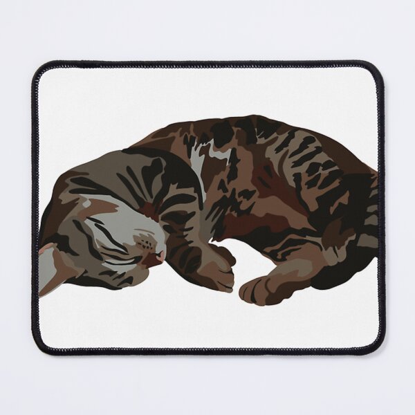 Item preview, Sleeping Tabby Cat designed and sold by NLEArtClothes.