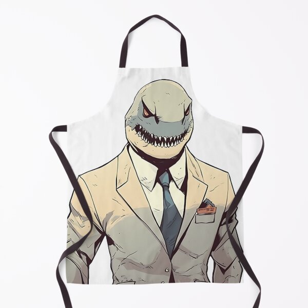 Item preview, Mr. Shark. A shark in a stylish jacket. Office worker, shark teacher designed and sold by Anastasiia Yurevych.