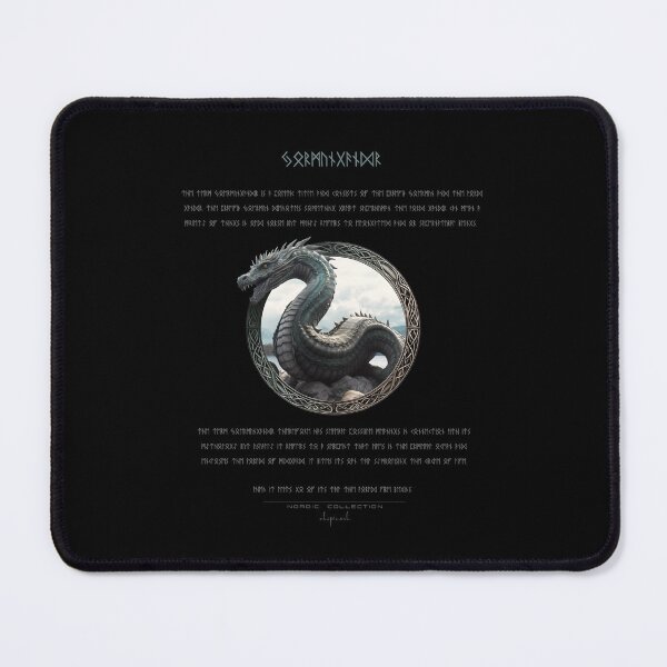 Item preview, Jörmungandr - The serpent spanning Midgard (Norse mythology) designed and sold by utopio-art.