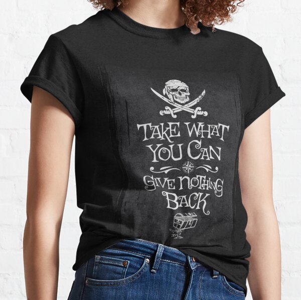 Work Like A Captain Play Like A Pirate Hook Treasure Kids Boys / Girls T- Shirt