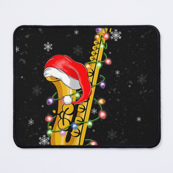 Item preview, Saxophone Music Lover Xmas Lights Santa Saxophone Christmas  designed and sold by WilliamClarkdf.
