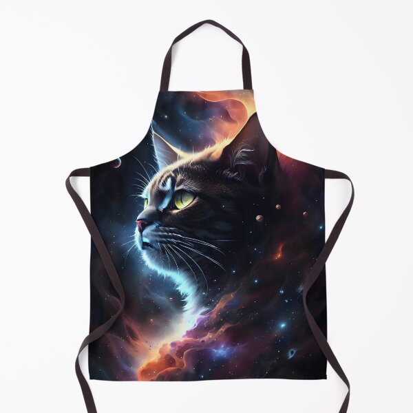 Item preview, Astral Majesty: A Cat's Journey Through Cosmic Ink designed and sold by byaz3.