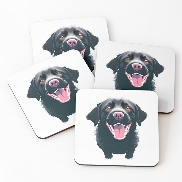 Item preview, Ebony Delight: The Radiant Happiness of a Happy Black Labrador designed and sold by meesin-shop.