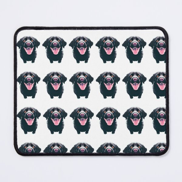 Item preview, Ebony Delight: The Radiant Happiness of a Happy Black Labrador designed and sold by meesin-shop.