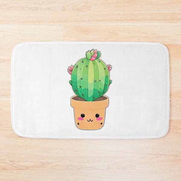 Item preview, "Kawaii Cactus Garden: Adorable Sticker with Blooming Flowers in a Playful Kawaii Style designed and sold by stickergeek23.