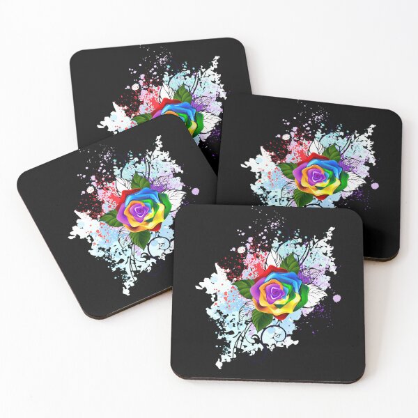 Item preview, Rainbow Rose Inspired By Nature  designed and sold by DesignMuchLove.